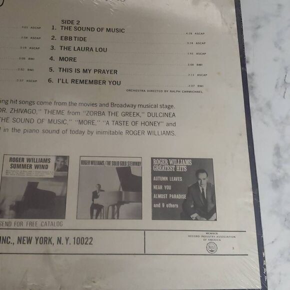 Roger Williams Vinyl Record - Picture 5 of 15